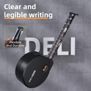 DELI μέτρο HT8519 με αυτόματη επαναφορά & κλείδωμα, 19mm x 5m | Εργαλεία | elabstore.gr