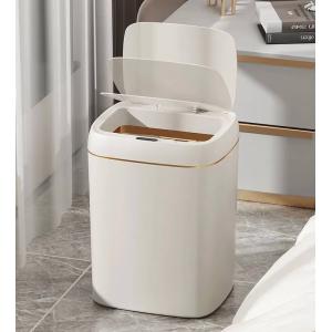 HOME USE κάδος απορριμμάτων HUH-0188, αυτόματο άνοιγμα, 13lt, λευκός | Οικιακός εξοπλισμός | elabstore.gr