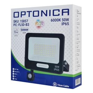 OPTONICA LED προβολέας 15857 με αισθητήρα κίνησης, 50W, 6000K, IP65 | eLabstore.gr OPTONICA LED προβολέας 15857 με αισθητήρα κίνησης, 50W, 6000K, IP65 | Φωτισμός | elabstore.gr