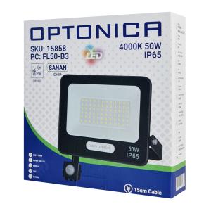 OPTONICA LED προβολέας 15858 με αισθητήρα κίνησης, 50W, 4000K, IP65 | eLabstore.gr OPTONICA LED προβολέας 15858 με αισθητήρα κίνησης, 50W, 4000K, IP65 | Φωτισμός | elabstore.gr