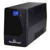 POWERTECH UPS Line Interactive PT-1050LCD με οθόνη, 1050VA, 630W, 2x Schuko, 2x RJ45/RJ11 | Τροφοδοσία Ρεύματος | elabstore.gr