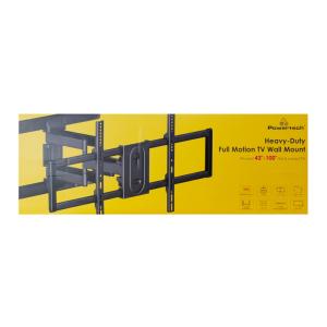 POWERTECH επιτοίχια βάση PT-1280 για τηλεόραση 43-100", full motion, 60kg | Εικόνα & Ήχος | elabstore.gr