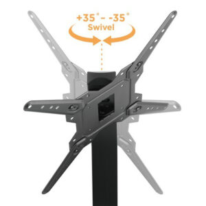 POWERTECH επιτραπέζια βάση PT-1281 για τηλεόραση 23-55", 40kg | Εικόνα & Ήχος | elabstore.gr