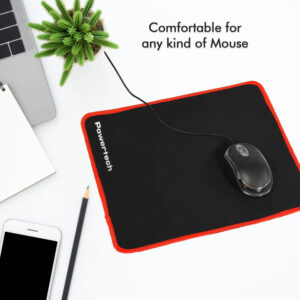 POWERTECH gaming mouse pad PT-1282, 30x25cm, μαύρο | Συνοδευτικά PC | elabstore.gr