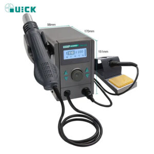 QUICK σταθμός κόλλησης QUICK8586D+, κολλητήρι/πιστόλι θερμού αέρα, 800W, 100~480 °C | eLabstore.gr QUICK σταθμός κόλλησης QUICK8586D+, κολλητήρι/πιστόλι θερμού αέρα, 800W, 100~480 °C | Εργαλεία | elabstore.gr