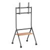 BRATECK βάση δαπέδου TTF13E-46FW για τηλεόραση 37-86" έως 80kg, με ράφι & ροδάκια | Εικόνα & Ήχος | elabstore.gr