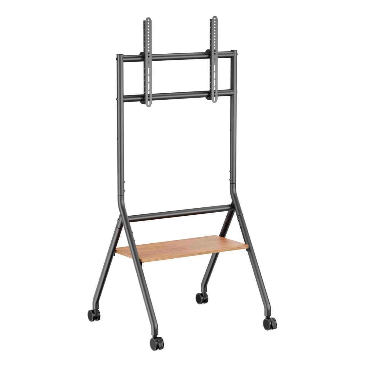 BRATECK βάση δαπέδου TTF13E-46FW για τηλεόραση 37-86" έως 80kg, με ράφι & ροδάκια | eLabstore.gr BRATECK βάση δαπέδου TTF13E-46FW για τηλεόραση 37-86" έως 80kg, με ράφι & ροδάκια | Εικόνα & Ήχος | elabstore.gr
