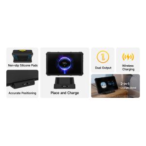 ULEFONE βάση φόρτισης UAS21 για tablet Armor Pad 4 series, 10W, μαύρη | Αξεσουάρ κινητών | elabstore.gr