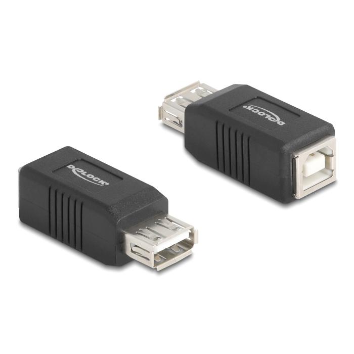 DELOCK αντάπτορας USB σε USB Type B 67203, 480Mbps, μαύρος | eLabstore.gr DELOCK αντάπτορας USB σε USB Type B 67203, 480Mbps, μαύρος | Καλώδια - Αντάπτορες | elabstore.gr