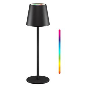 GOOBAY επιτραπέζιο φωτιστικό 72025, RGB, επαναφορτιζόμενο, μαύρο | Φωτισμός | elabstore.gr