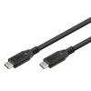 GOOBAY καλώδιο USB-C 74196, USB4, 100W, 20Gbps, 4K/60Hz, 1.5m, μαύρο | Καλώδια - Αντάπτορες | elabstore.gr