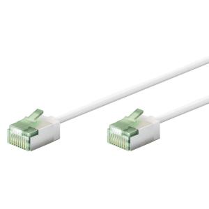 GOOBAY καλώδιο δικτύου 74363, CAT 8.1 U/FTP, slim, copper, 2000MHz, 5m, λευκό | Καλώδια - Αντάπτορες | elabstore.gr
