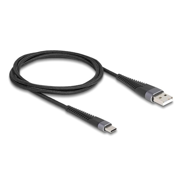 DELOCK καλώδιο USB σε USB-C 81121, 60W, 480Mbps, 1m, μαύρο | eLabstore.gr DELOCK καλώδιο USB σε USB-C 81121, 60W, 480Mbps, 1m, μαύρο | Καλώδια - Αντάπτορες | elabstore.gr
