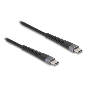 DELOCK καλώδιο USB-C 81125, 60W, 480Mbps, 2m, μαύρο | Καλώδια - Αντάπτορες | elabstore.gr