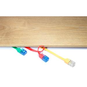 GOOBAY καλώδιο δικτύου 96391, CAT 6A U/UTP, flat, 500MHz, copper, 20m, λευκό | Καλώδια - Αντάπτορες | elabstore.gr