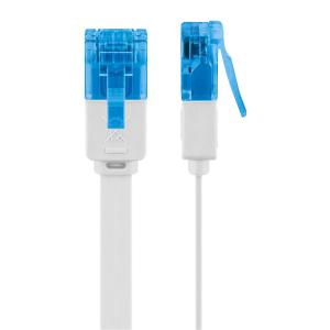 GOOBAY καλώδιο δικτύου 96391, CAT 6A U/UTP, flat, 500MHz, copper, 20m, λευκό | Καλώδια - Αντάπτορες | elabstore.gr