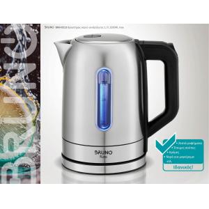 BRUNO BRN-0213 Βραστήρας νερού ανοξείδωτος 1.7L 2200W, Inox | eLabstore.gr