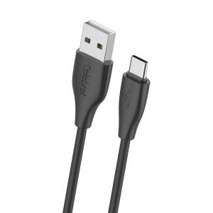 CELEBRAT καλώδιο USB-C σε USB CB-31A, 15W, 480Mbps, 1m, μαύρο | Καλώδια - Αντάπτορες | elabstore.gr