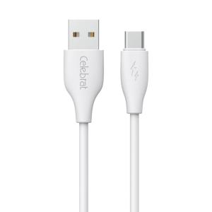 CELEBRAT καλώδιο USB-C σε USB CB-31A, 15W, 480Mbps, 1m, λευκό | Καλώδια - Αντάπτορες | elabstore.gr