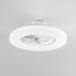POWERTECH smart ανεμιστήρας οροφής HLL-0172 με LED φως, 25W, Φ55x20cm, λευκός | Φωτισμός | elabstore.gr