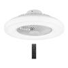 POWERTECH smart ανεμιστήρας οροφής HLL-0172 με LED φως, 25W, Φ55x20cm, λευκός | Φωτισμός | elabstore.gr