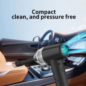 KINZIR 2 σε 1 σκουπάκι χειρός & air duster VC43, 70W, 6000mAh, μαύρο | Εργαλεία | elabstore.gr