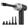 KINZIR 2 σε 1 σκουπάκι χειρός & air duster VC43, 70W, 6000mAh, μαύρο | Εργαλεία | elabstore.gr