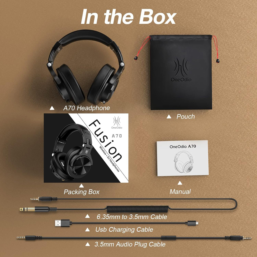 ONEODIO headphones Fusion A70, ενσύρματα/ασύρματα, Hi-Res, 40mm, μαύρο | eLabstore.gr ONEODIO headphones Fusion A70, ενσύρματα/ασύρματα, Hi-Res, 40mm, μαύρο | Αξεσουάρ κινητών | elabstore.gr