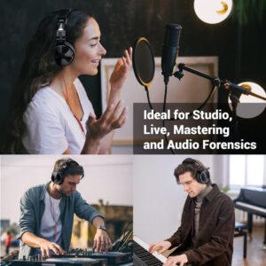 ONEODIO headset Studio Pro 10, 6.35mm & 3.5mm σύνδεση, Hi-Res, 50mm, μαύρο | Συνοδευτικά PC | elabstore.gr