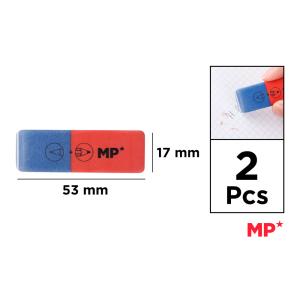 MP γόμα PG191 για μολύβι & στυλό, 17x53mm, 2τμχ | Αναλώσιμα - Είδη Γραφείου | elabstore.gr