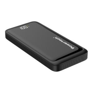 POWERTECH power bank PT-1326 με οθόνη, 10000mAh, 22.5W, μαύρο | Αξεσουάρ κινητών | elabstore.gr