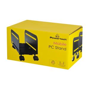 POWERTECH βάση PC PT-1329 με ροδάκια, universal, μεταλλική, έως 10kg | eLabstore.gr