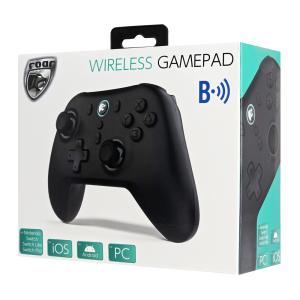 ROAR ασύρματο gamepad RR-0025 για Switch/PC/iOS/Android, Bluetooth, μαύρο | eLabstore.gr