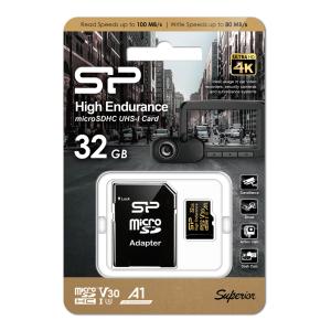 SILICON POWER κάρτα μνήμης microSDHC High Endurance, 32GB, Class 10 UHS-I U3 A1 V30 | eLabstore.gr