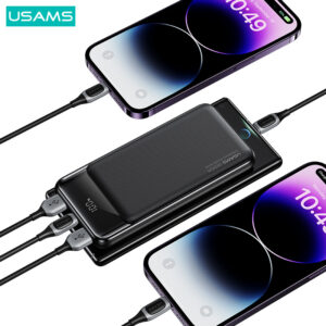 USAMS power bank US-CD198, 3x θύρες εξόδου, 10000mAh, 10W, μαύρο | eLabstore.gr USAMS power bank US-CD198, 3x θύρες εξόδου, 10000mAh, 10W, μαύρο | Αξεσουάρ κινητών | elabstore.gr