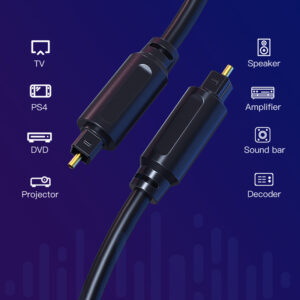 CABLETIME καλώδιο ήχου Toslink CT-AV380-H035, 2m, μαύρο | Καλώδια - Αντάπτορες | elabstore.gr