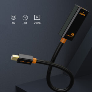CABLETIME αντάπτορας mini DisplayPort σε HDMI CT-AV589-02G4K, 4K/30Hz, μαύρος | Καλώδια - Αντάπτορες | elabstore.gr