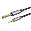 CABLETIME καλώδιο ήχου 3.5mm σε 6.35mm CT-AV321-H11G, 2m, μαύρο | Καλώδια - Αντάπτορες | elabstore.gr
