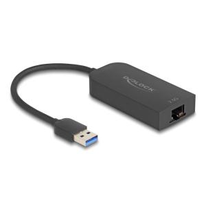 DELOCK αντάπτορας δικτύου 66045, USB, 2.5Gbps Ethernet, μαύρος | Δικτυακά | elabstore.gr