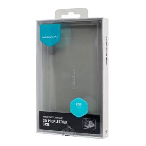 NILLKIN θήκη Qin Prop Leather για iPhone 16 Pro, δερμάτινη, μαύρη | Αξεσουάρ κινητών | elabstore.gr