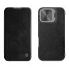 NILLKIN θήκη Qin Prop Leather για iPhone 16 Pro Max, δερμάτινη, μαύρη | Αξεσουάρ κινητών | elabstore.gr