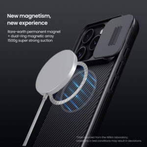 NILLKIN θήκη CamShield Pro Magnetic για iPhone 16 Pro Max, μαύρη | Αξεσουάρ κινητών | elabstore.gr