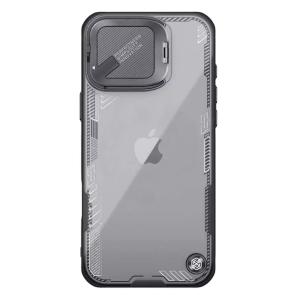 NILLKIN θήκη Iceblade Prop για iPhone 16 Pro, διάφανη-μαύρη | Αξεσουάρ κινητών | elabstore.gr
