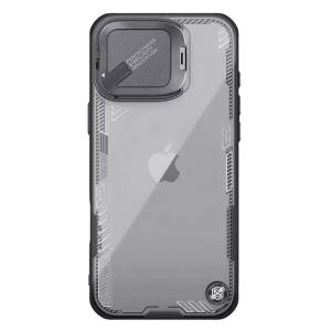 NILLKIN θήκη Iceblade Prop για iPhone 16 Pro Max, διάφανη-μαύρη | Αξεσουάρ κινητών | elabstore.gr