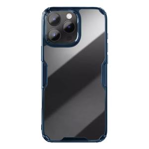 NILLKIN θήκη Nature TPU Pro για iPhone 16 Pro, διάφανη-μπλε | Αξεσουάρ κινητών | elabstore.gr