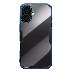 NILLKIN θήκη Nature TPU Pro για iPhone 16 Plus, διάφανη-μπλε | Αξεσουάρ κινητών | elabstore.gr