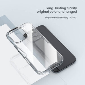 NILLKIN θήκη Nature TPU Pro για iPhone 16 Pro Max, διάφανη | Αξεσουάρ κινητών | elabstore.gr