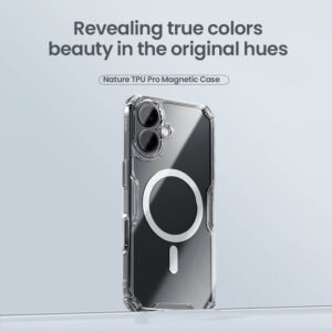 NILLKIN θήκη Nature TPU Pro Magnetic για iPhone 16 Plus, διάφανη | Αξεσουάρ κινητών | elabstore.gr