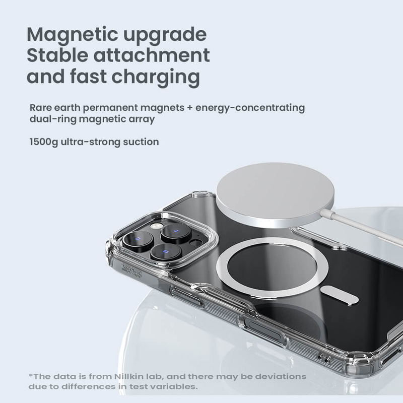 NILLKIN θήκη Nature TPU Pro Magnetic για iPhone 16 Pro Max, διάφανη | eLabstore.gr NILLKIN θήκη Nature TPU Pro Magnetic για iPhone 16 Pro Max, διάφανη | Αξεσουάρ κινητών | elabstore.gr