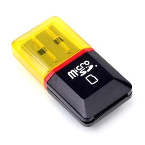 Card reader AK242C για micro SD κάρτα μνήμης, USB, μαύρο | Συνοδευτικά PC | elabstore.gr